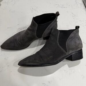 Marc Fisher Gray Ankle Booties